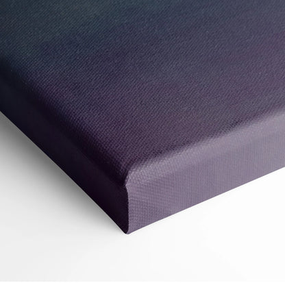 Porsche 911 gt3 rs inspired automotive wall art on deep purple textured woven fabric stretched canvas