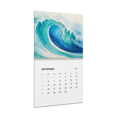 2027 Watercolor Artwork Wall Calendar – Colorful Painted Designs, Artistic Scenes & Creative Art Collection