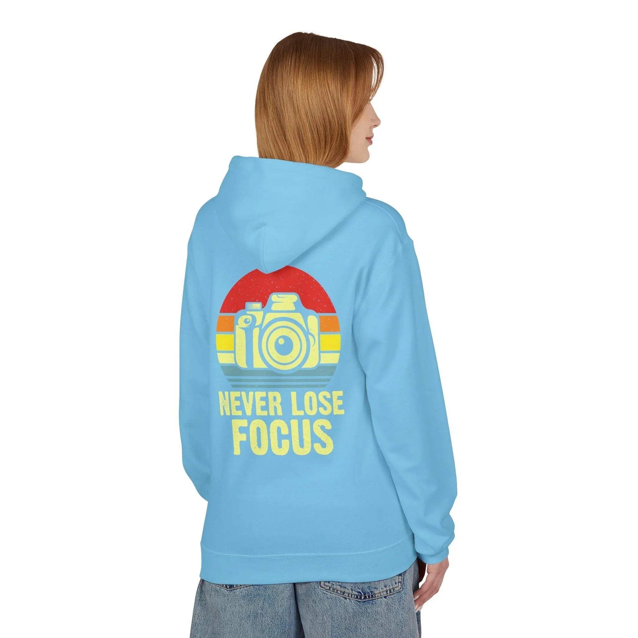 Ultimate Comfort Hoodie for Photographers: "Stay Focused" Fleece Design