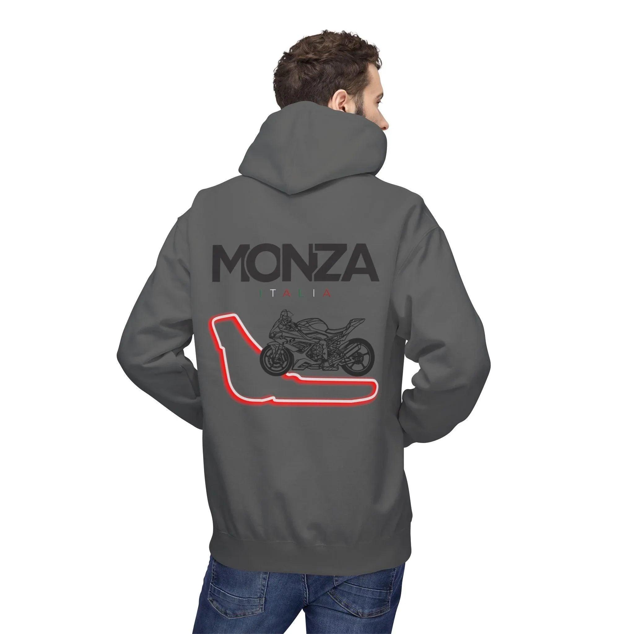 BMW Inspired S1000RR Monza Italia Fleece Hoodie Red Edition for Riders