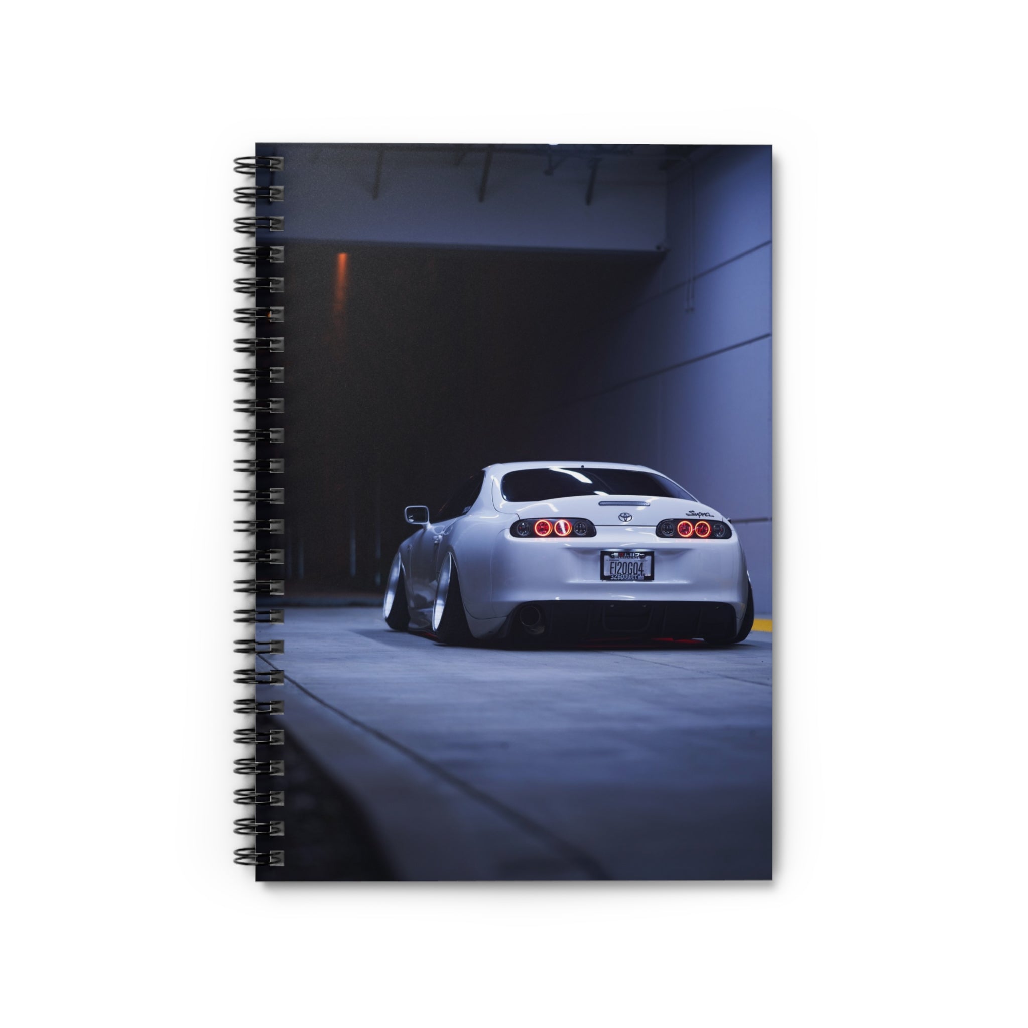 Toyota Supra Mk4 Automotive Spiral Notebook #007 - Throttle Designs