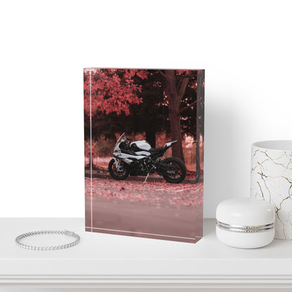 BMW S1000RR Motorcycle Acrylic Photo Block #018 - Throttle Designs