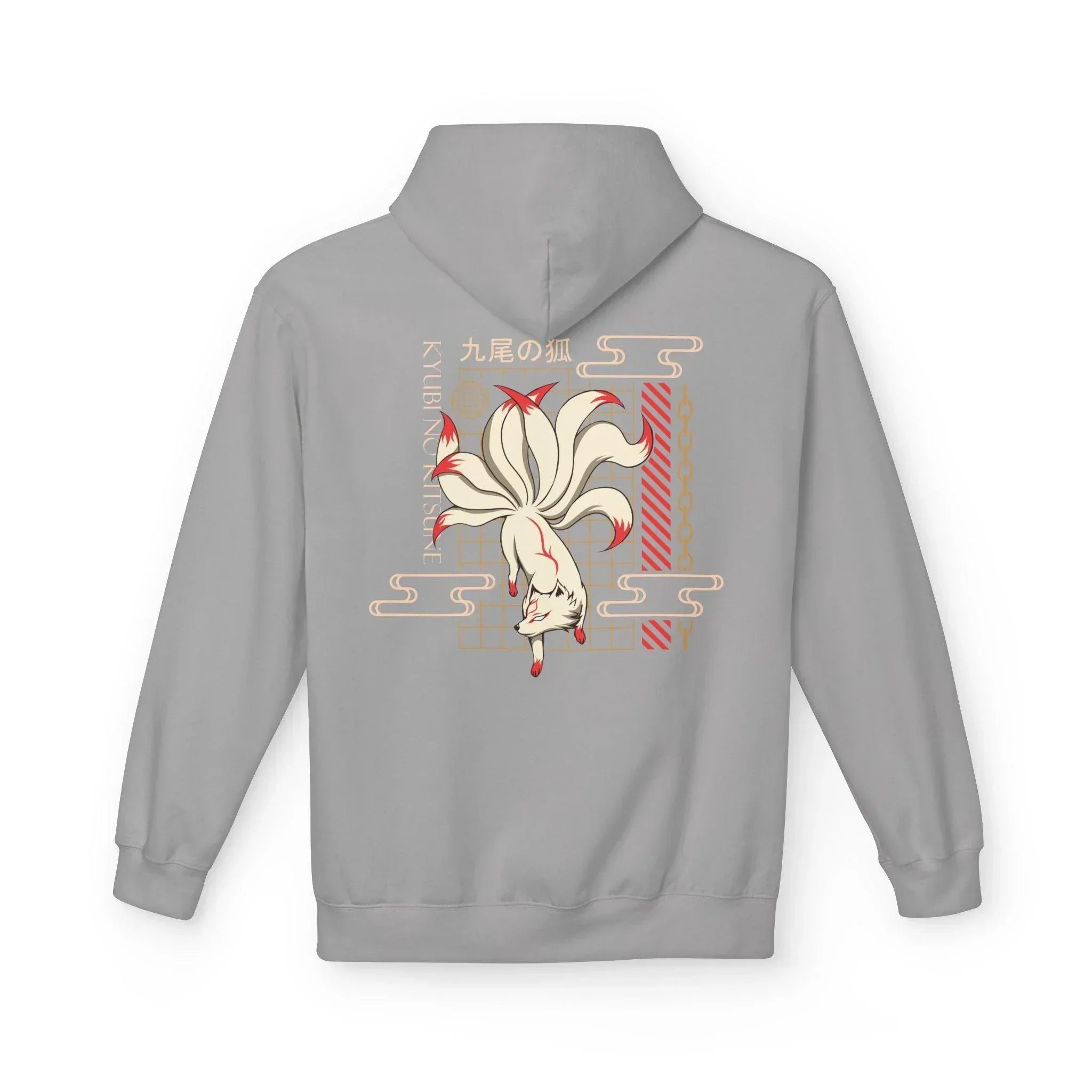 Kyubi No Kitsune Japanese Streetwear Fleece Hoodie – Ultimate Comfort Meets Stylish Design