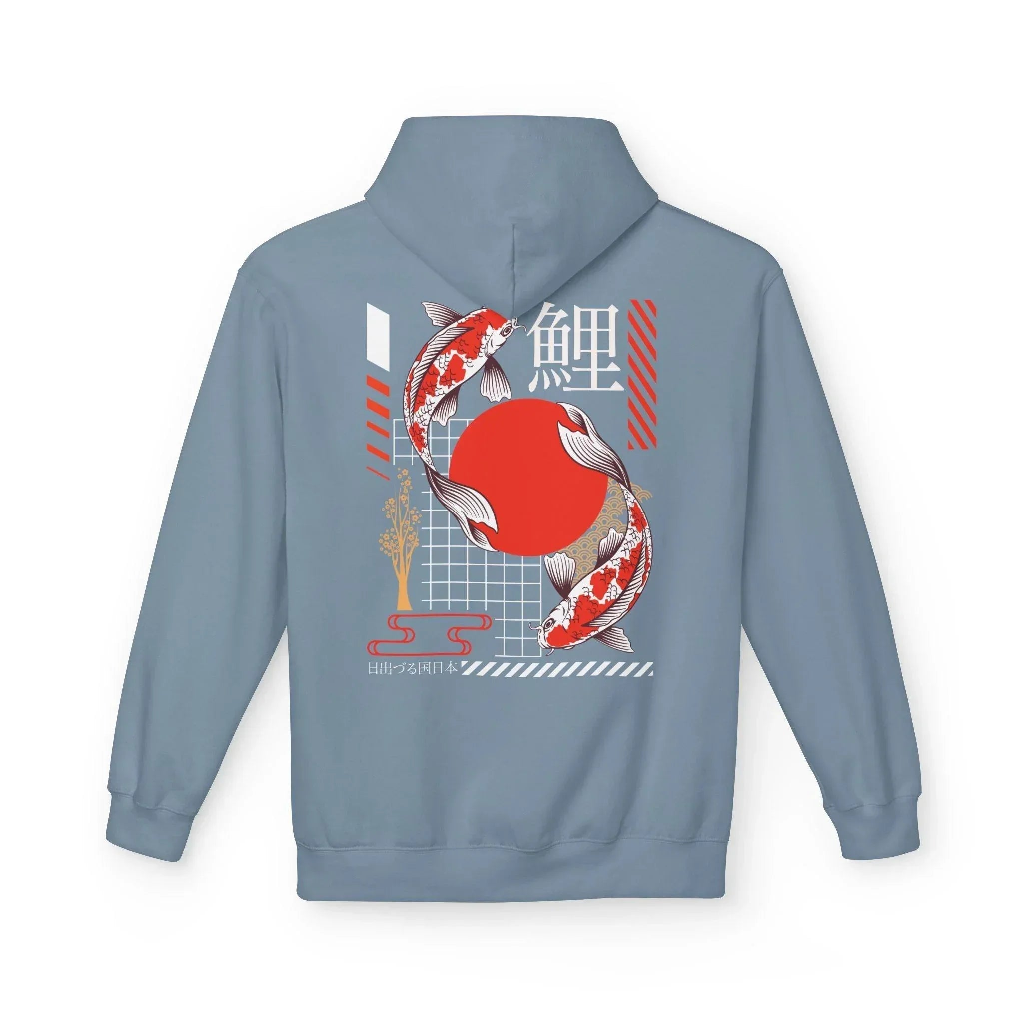 Koi Fish Streetwear Fleece Hoodie - Ultimate Comfort Meets Stylish Design