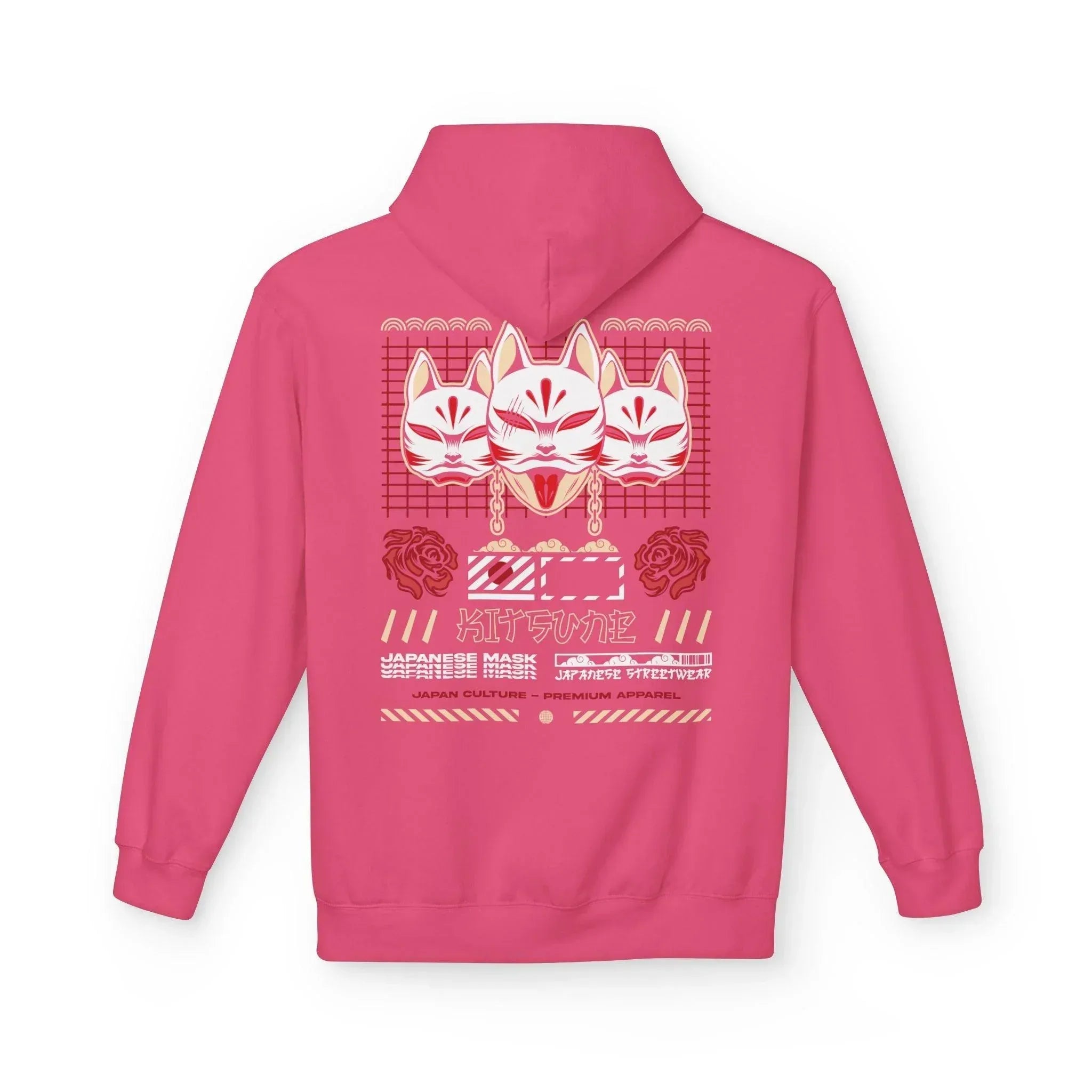 Ultimate Kitsune Japanese Streetwear Fleece Hoodie for Comfort and Style