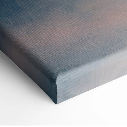 Zenvo aurora agil inspired canvas art featuring deep blue to soft pink gradient textured premium automotive decor