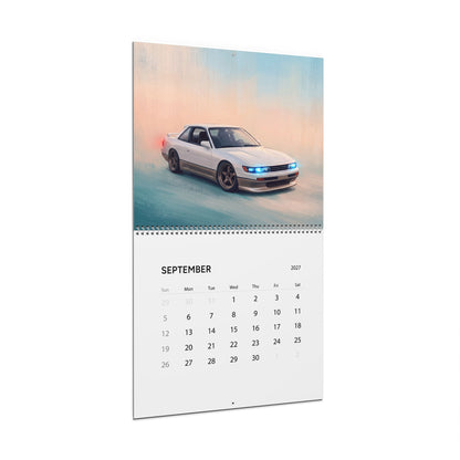2027 JDM Cars Artwork Calendar | Japanese Tuner Car Wall Calendar