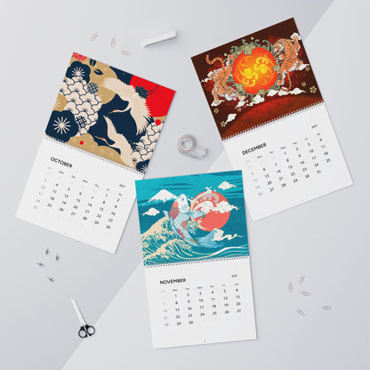 2027 Japan Inspired Wall Calendar – Japanese Aesthetic Artwork & Colorful Cultural Designs