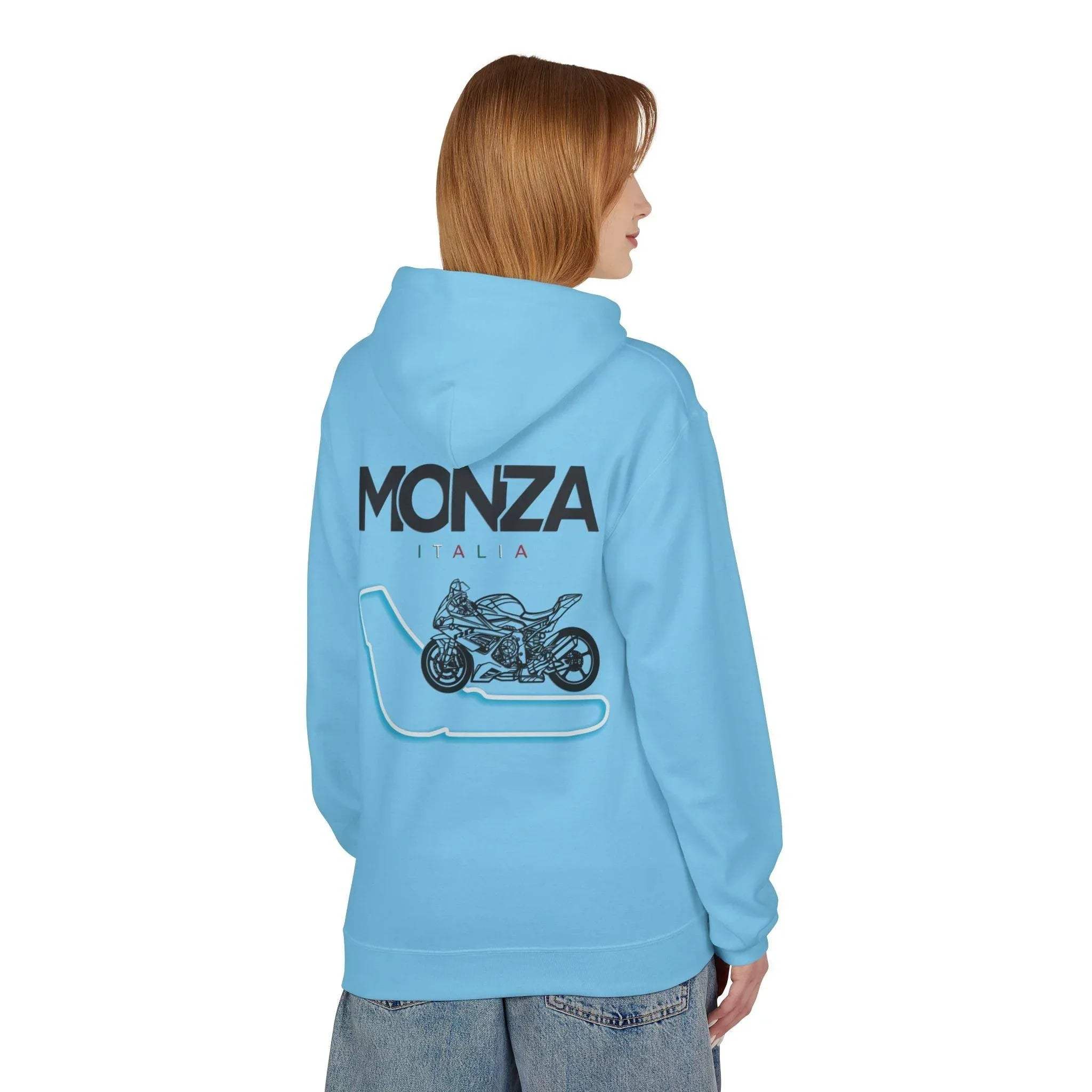 BMW Inspired S1000RR Monza Italia Race Track Fleece Hoodie for Style and Comfort
