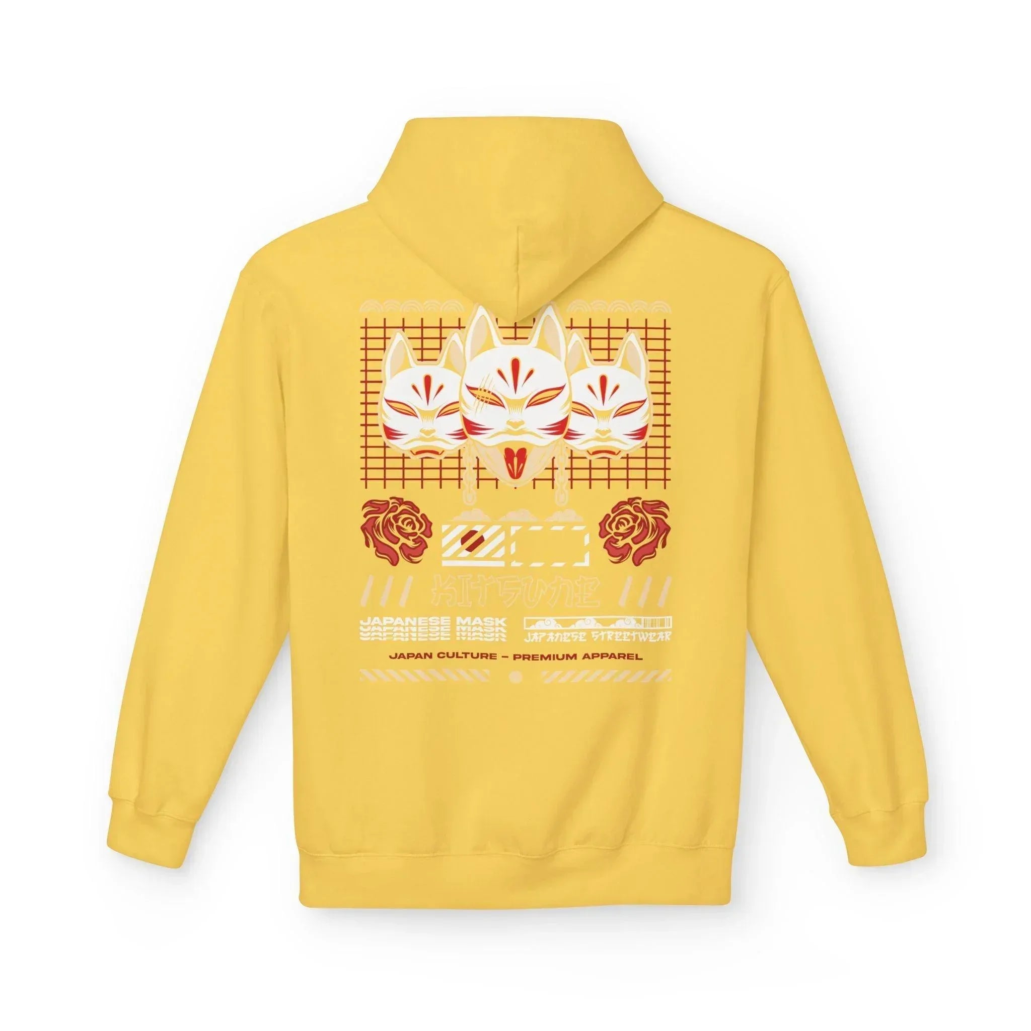 Ultimate Kitsune Japanese Streetwear Fleece Hoodie for Comfort and Style