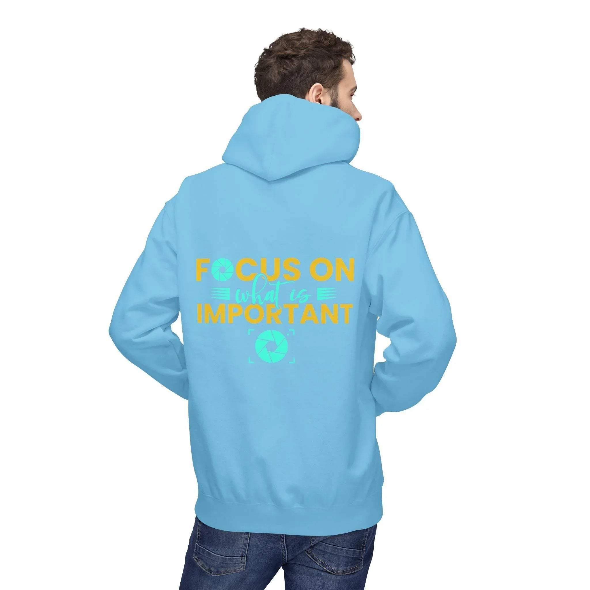 Inspirational Fleece Hoodie for Photographers - 'Prioritize What Matters'