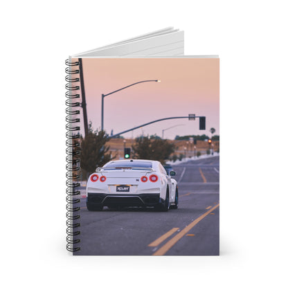 Nissan GTR R35 Automotive Spiral Notebook #010 - Throttle Designs