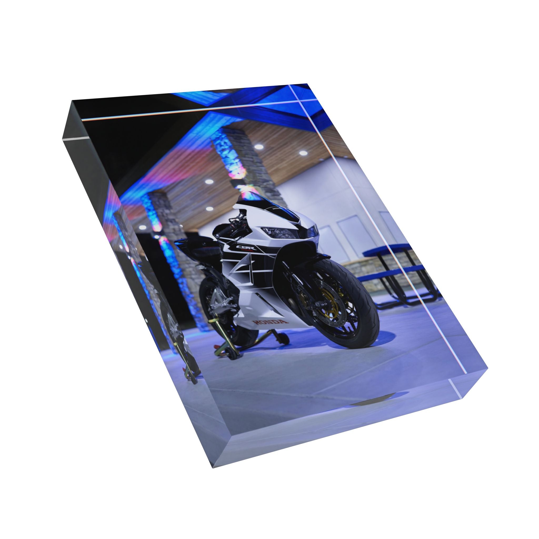 Honda CBR600RR Motorcycle Acrylic Photo Block #002 - Throttle Designs