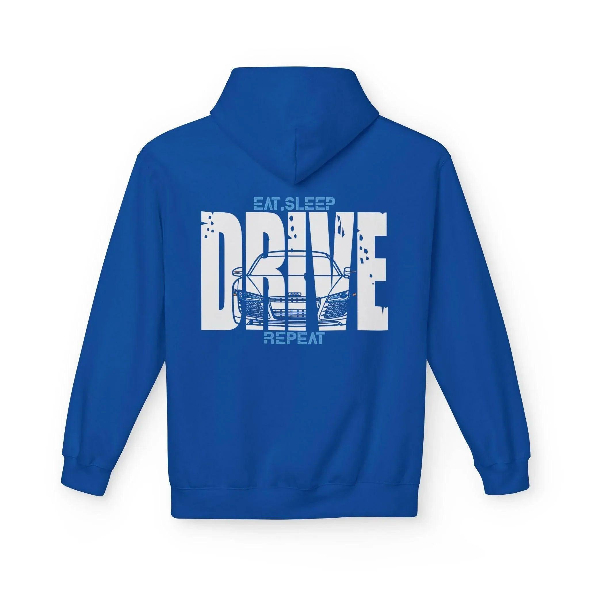Audi R8 DRIVE Fleece Hoodie - Premium Comfort & Style for Enthusiasts