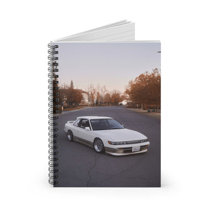 Nissan 240sx S13 Silvia Automotive Spiral Notebook #007 - Throttle Designs