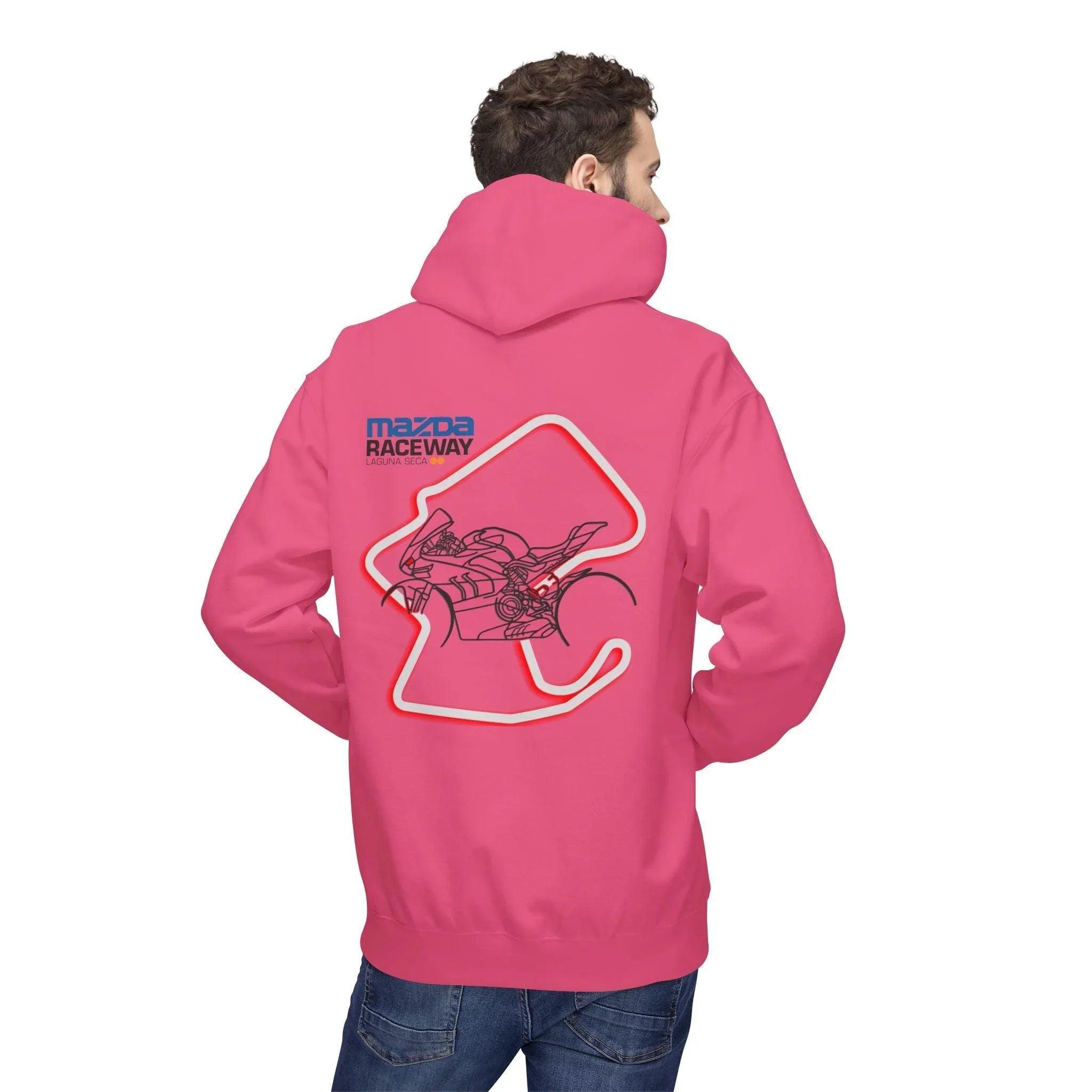 Ducati Panigale V4 SP Laguna Seca Hoodie - Red Edition for Comfort & Style