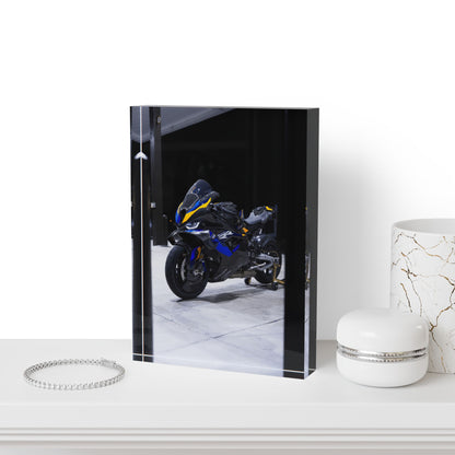 BMW M1000RR Motorcycle Acrylic Photo Block #003 - Throttle Designs