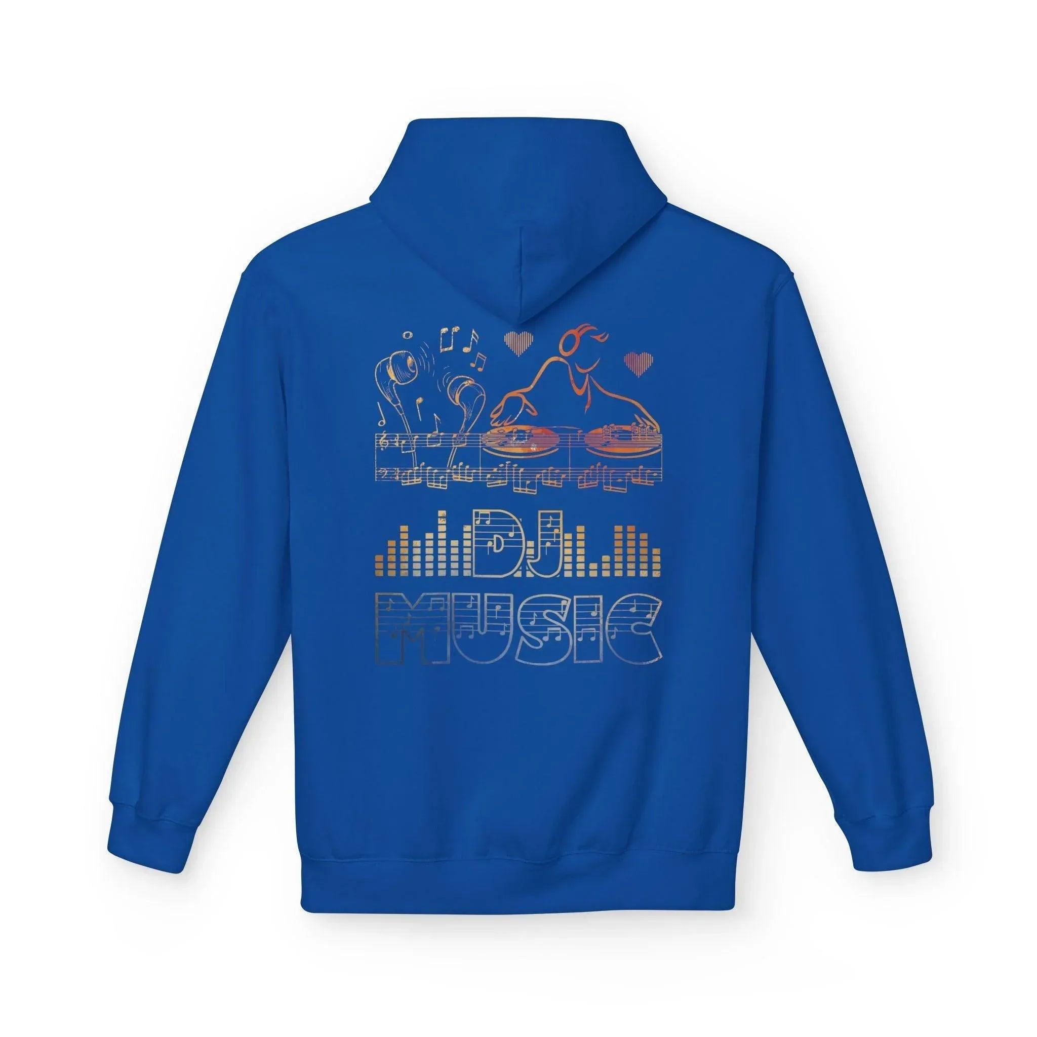 Ultimate DJ Music Lover's Fleece Hoodie: Comfort Meets Style