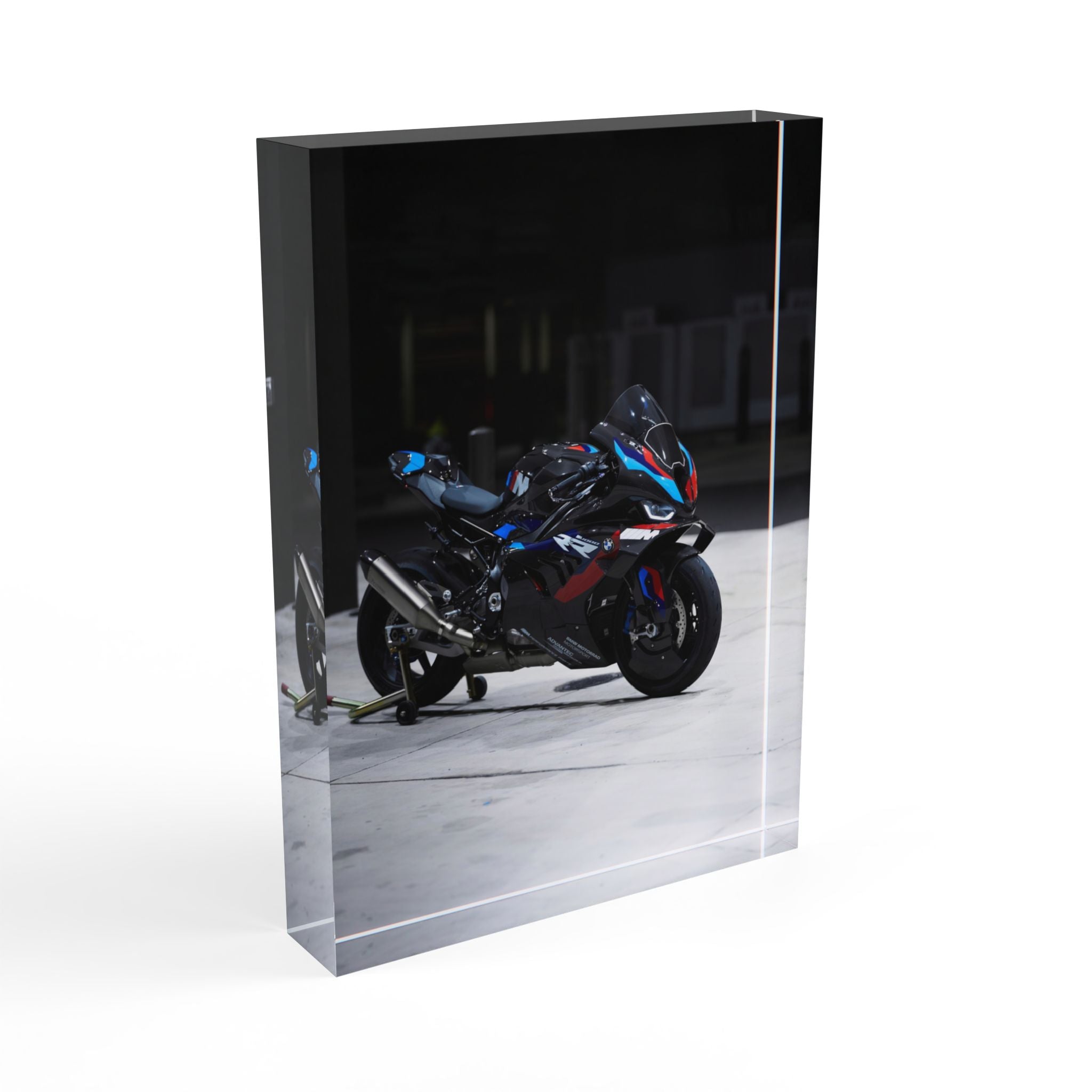 BMW M1000RR Motorcycle Acrylic Photo Block #005 - Throttle Designs