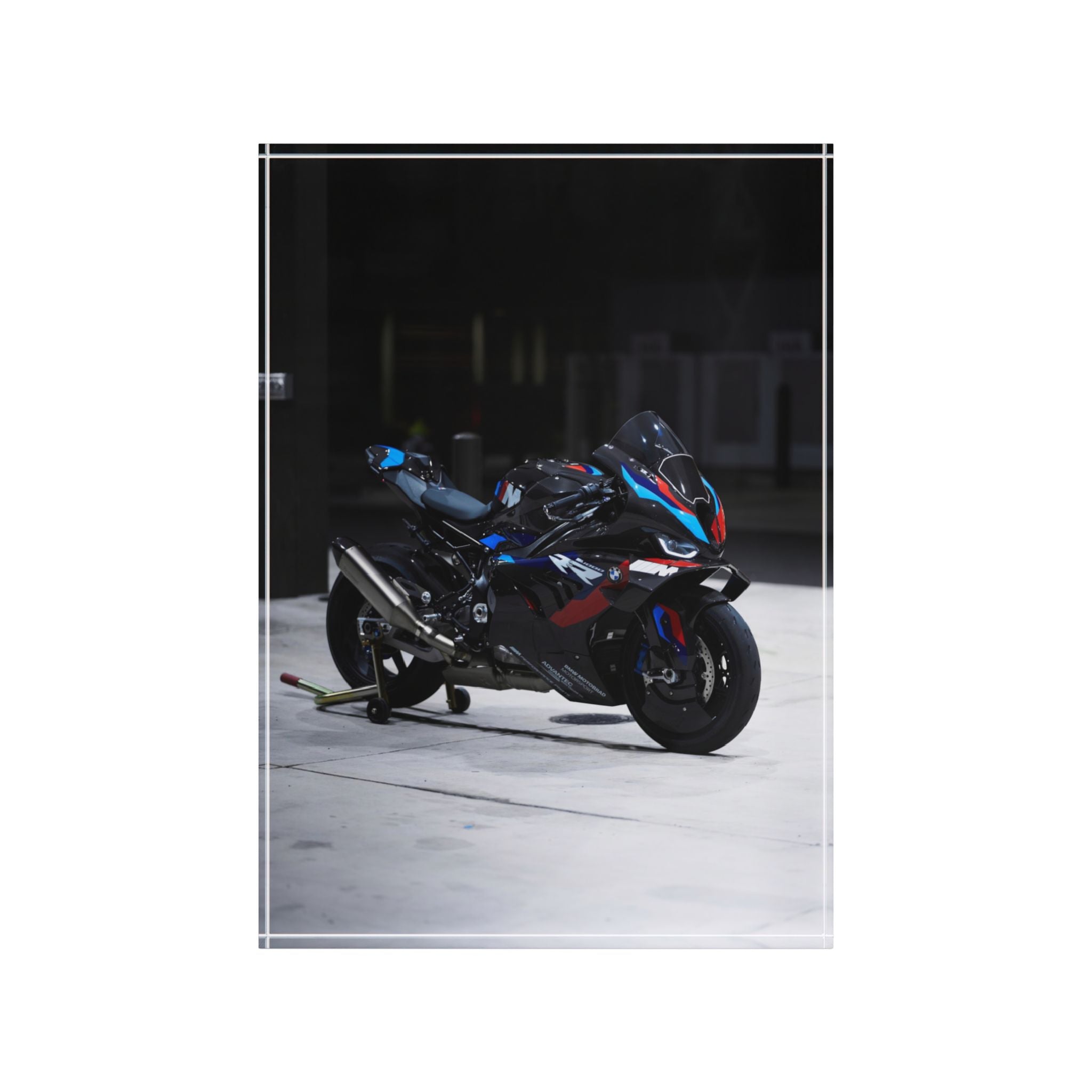 BMW M1000RR Motorcycle Acrylic Photo Block #005 - Throttle Designs