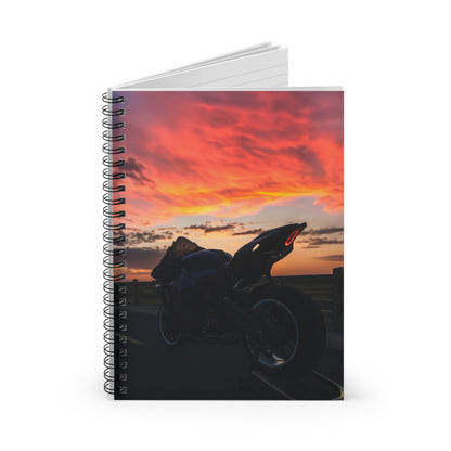 Yamaha R1 Motorcycle Spiral Notebook #002 - Throttle Designs