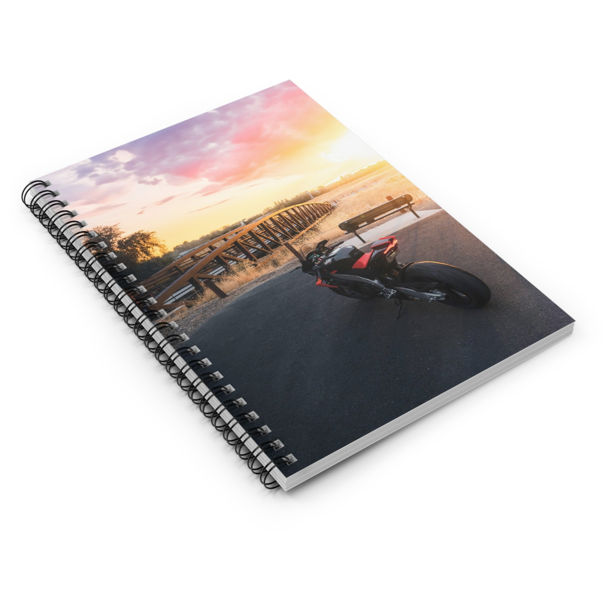 Aprilia RSV4 1100 Factory Motorcycle Spiral Notebook #011 - Throttle Designs