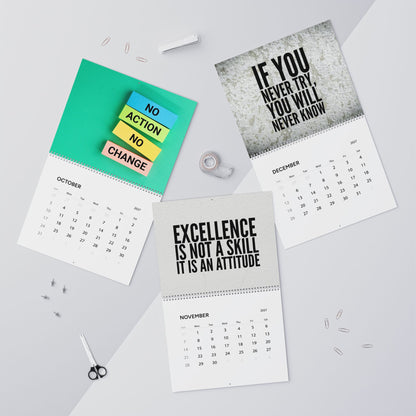 2027 Motivational Wall Calendar – Inspirational Quotes, Positive Messages & Uplifting Artwork
