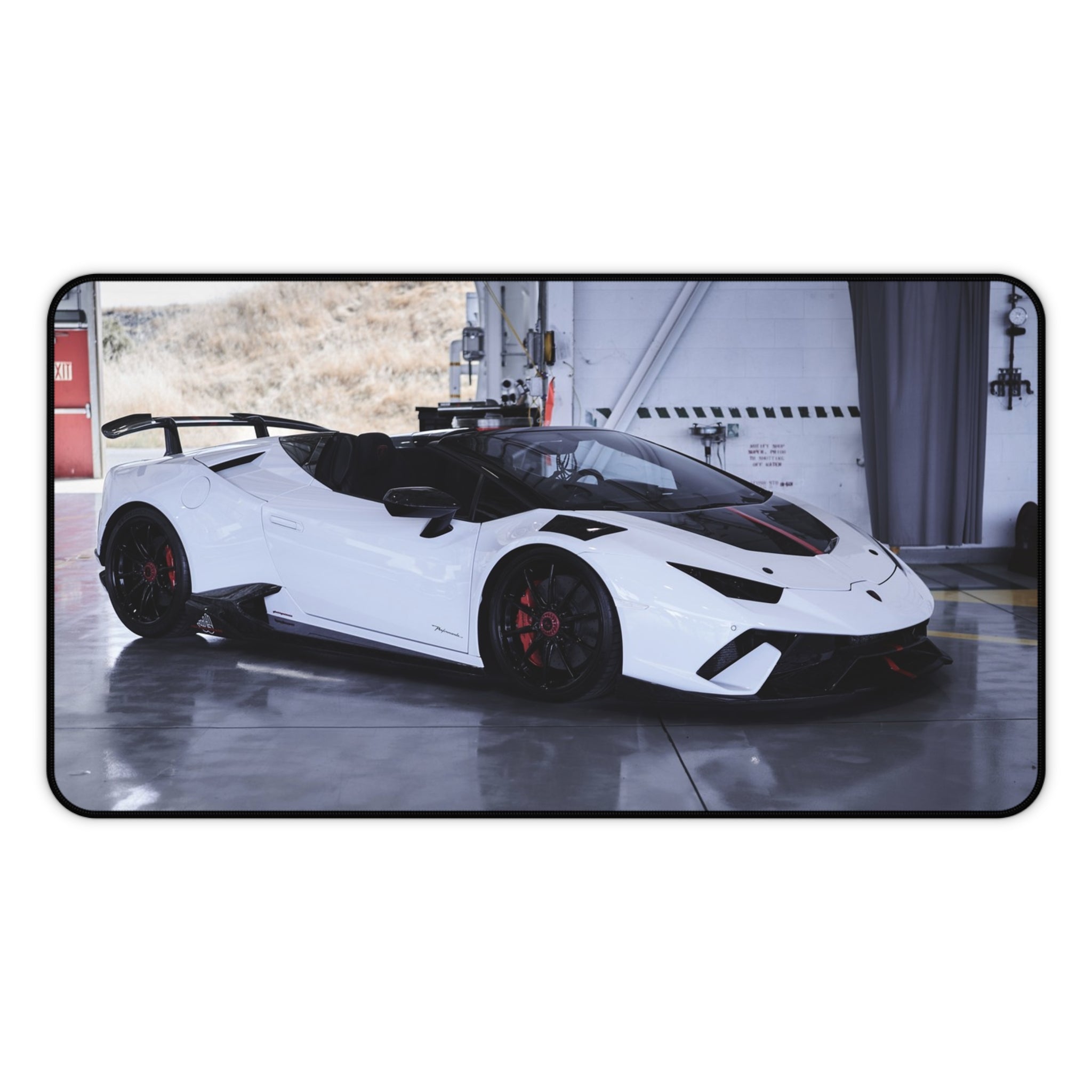 Lamborghini Huracan Automotive Supercar Desk Mat Mouse Pad - Throttle Designs