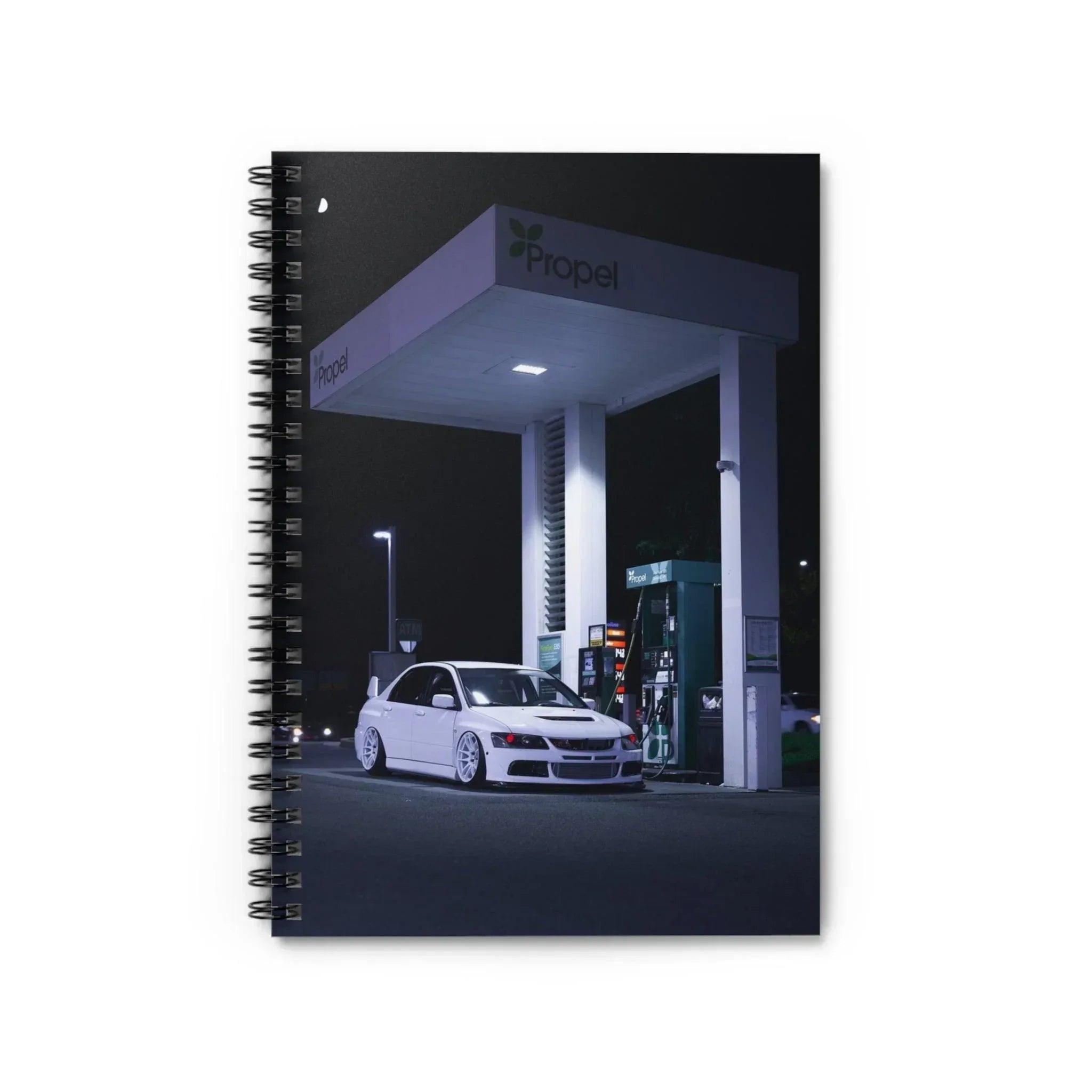 Mitsubishi Evo 8 Automotive Spiral Notebook #010 - Throttle Designs
