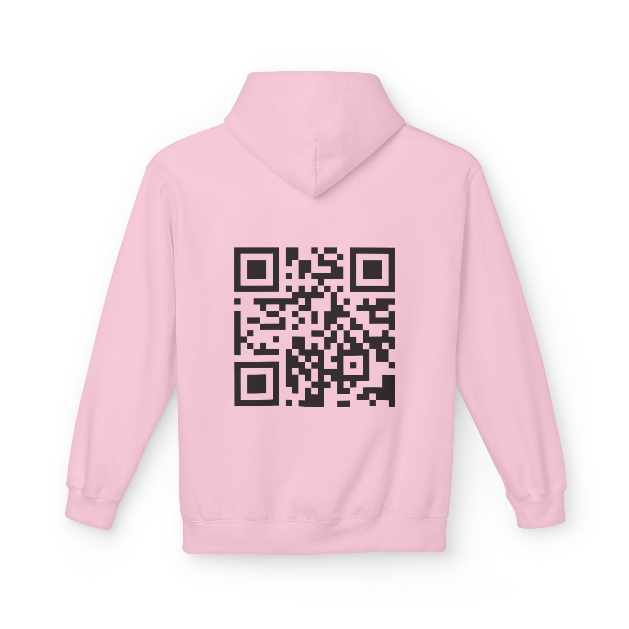 "Your Car Is Slow" QR Code Hoodie - Humor for Car Lovers & Bikers - Throttle Designs