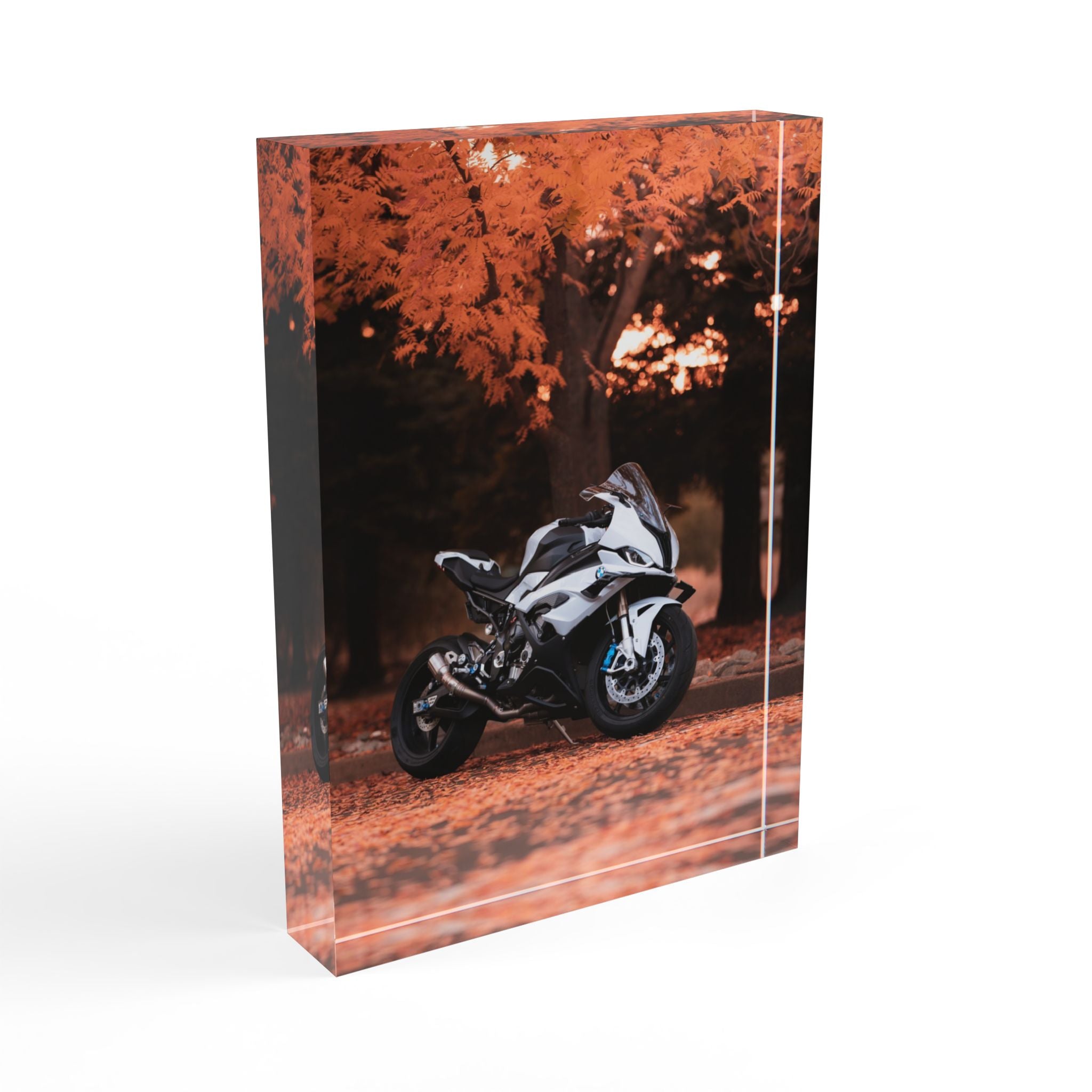 BMW S1000RR Motorcycle Acrylic Photo Block #020 - Throttle Designs