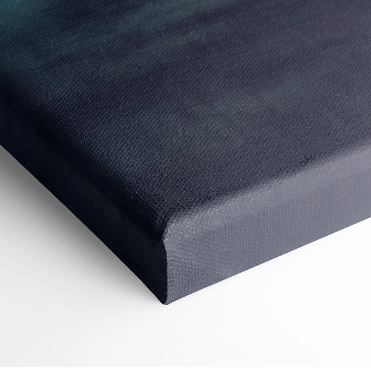 Ferrari 458 italia inspired supercar canvas art in dark navy textured woven fabric with slightly raised edges