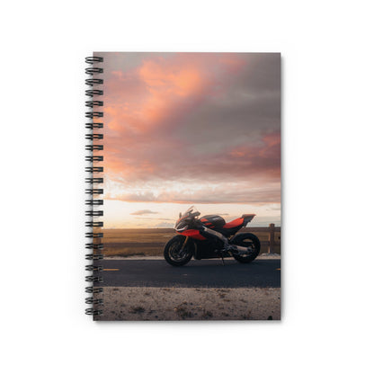 Aprilia RSV4 1100 Factory Motorcycle Spiral Notebook #016 - Throttle Designs