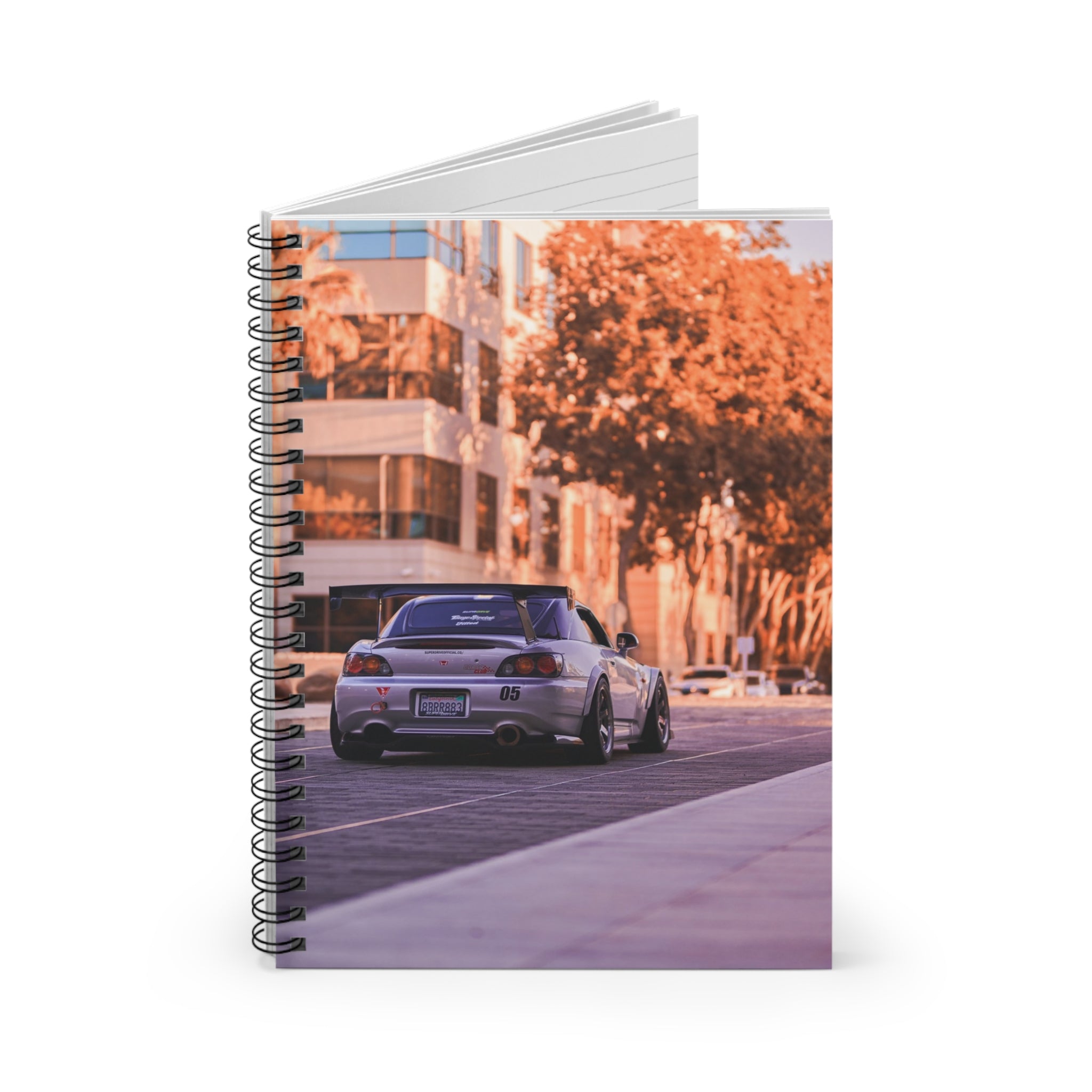 Honda S2000 Automotive Spiral Notebook #008 - Throttle Designs