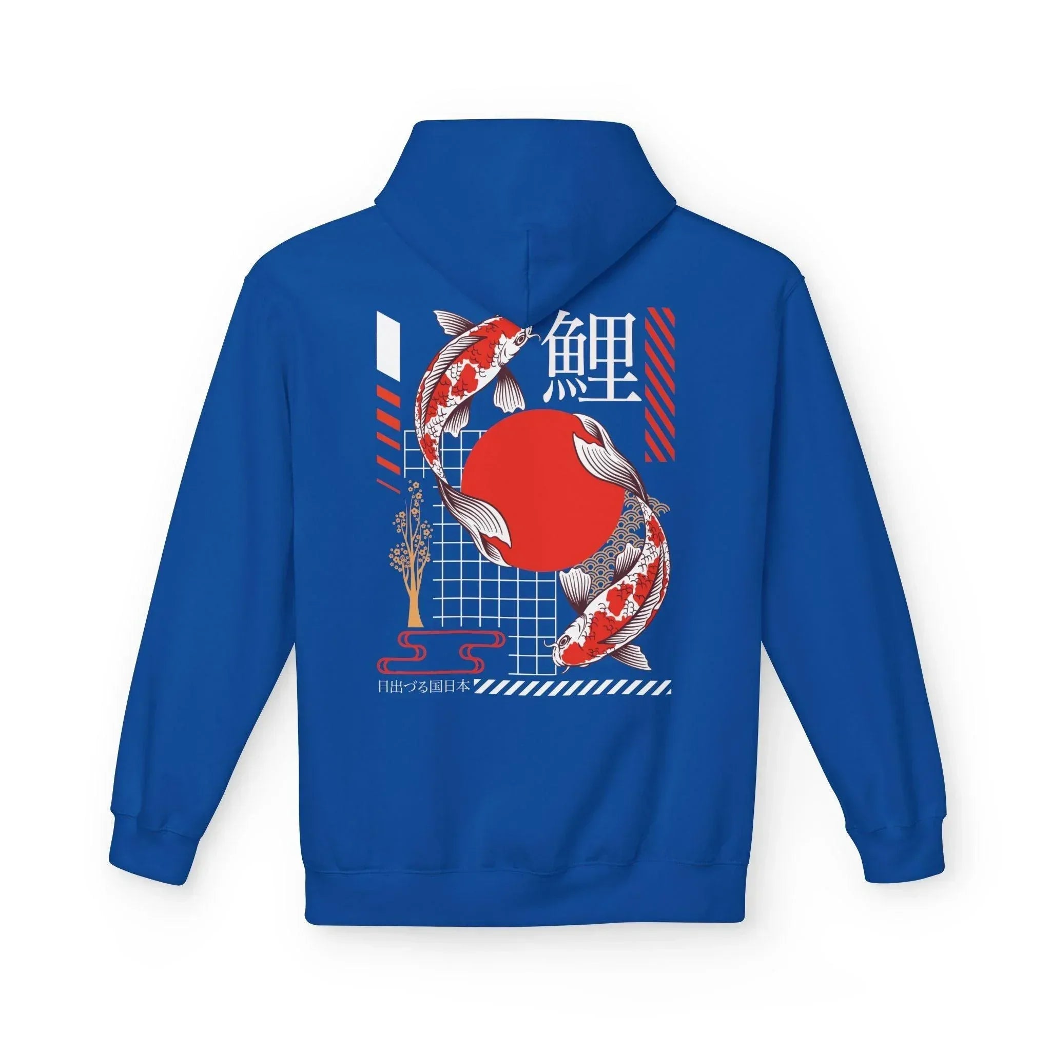 Koi Fish Streetwear Fleece Hoodie - Ultimate Comfort Meets Stylish Design
