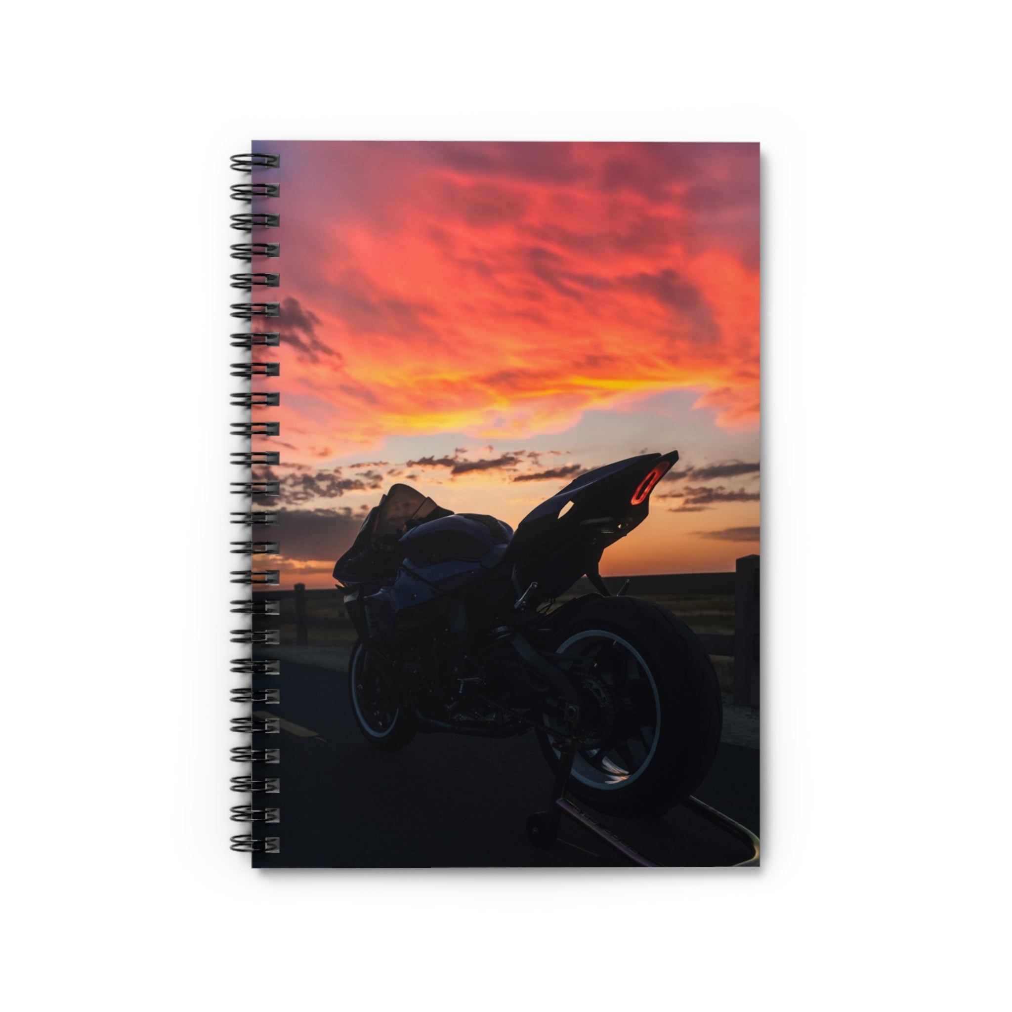 Yamaha R1 Motorcycle Spiral Notebook #002 - Throttle Designs