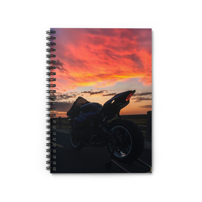 Yamaha R1 Motorcycle Spiral Notebook #002 - Throttle Designs