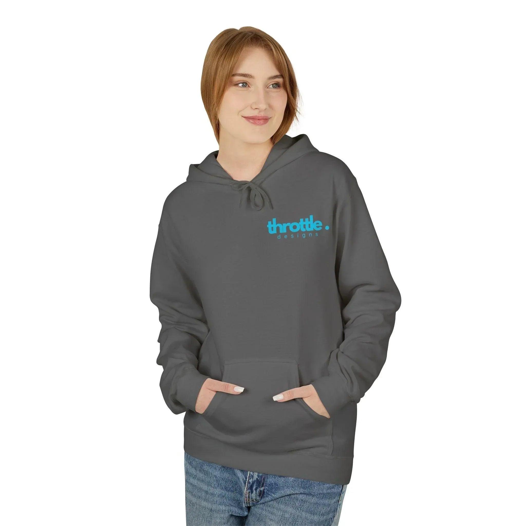 Artistic Vibes Fleece Hoodie with Headphone Design - Ultimate Comfort & Style