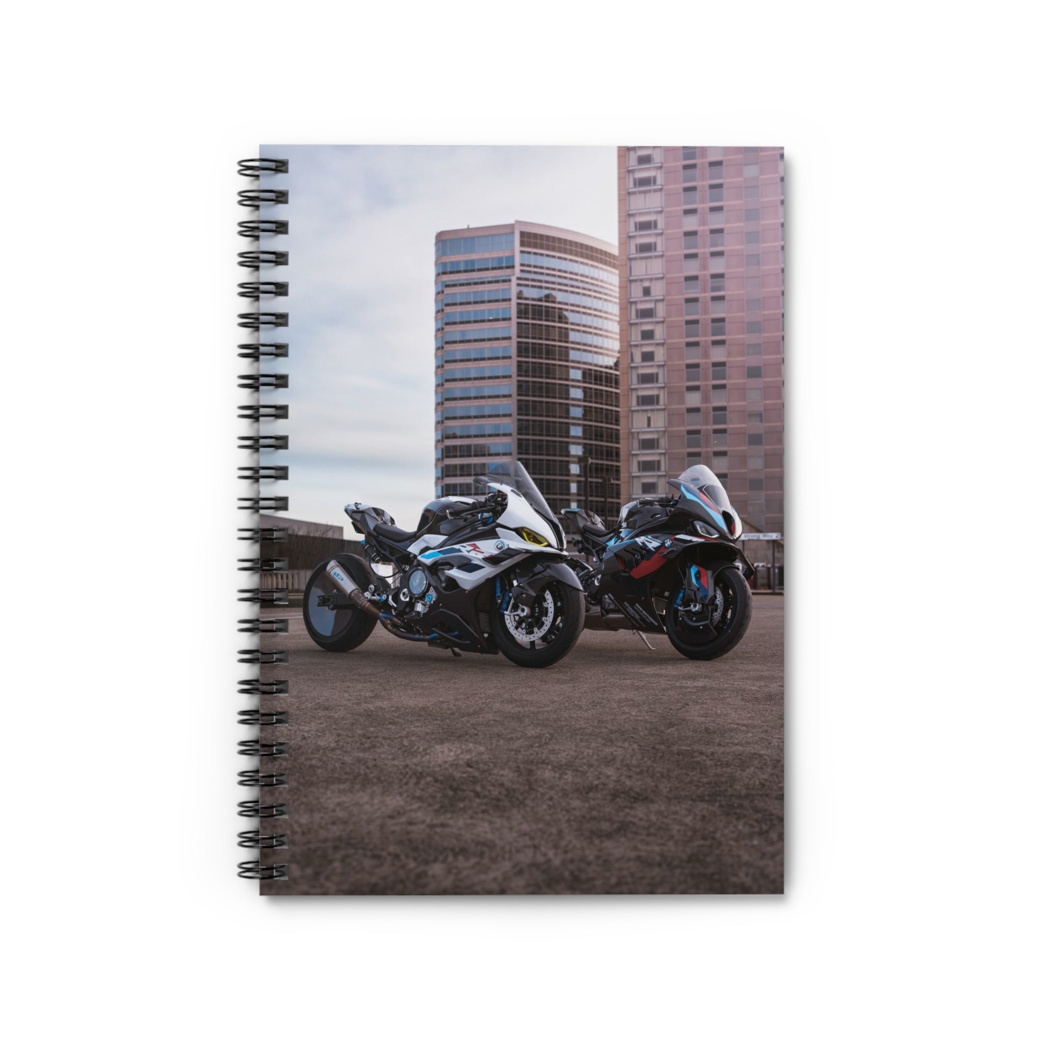 BMW M1000RR and S1000RR Drag Spec Motorcycle Spiral Notebook #001 - Throttle Designs