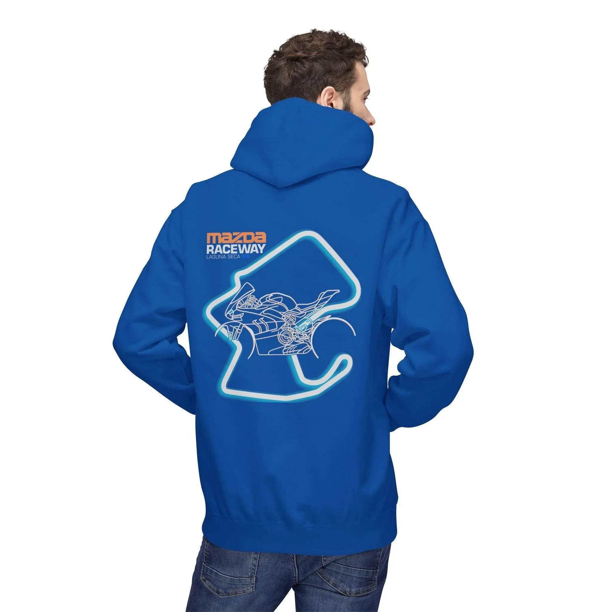 Ducati Panigale V4 SP Laguna Seca Fleece Hoodie - Stylish & Cozy