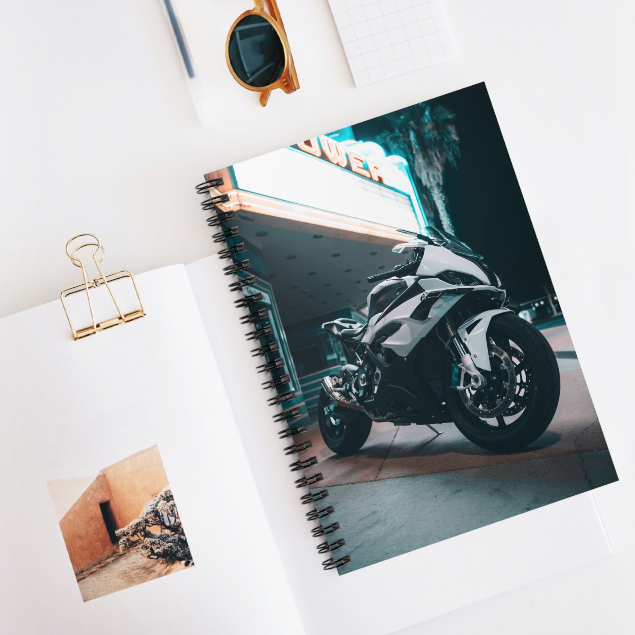 BMW S1000RR Motorcycle Spiral Notebook #096 - Throttle Designs