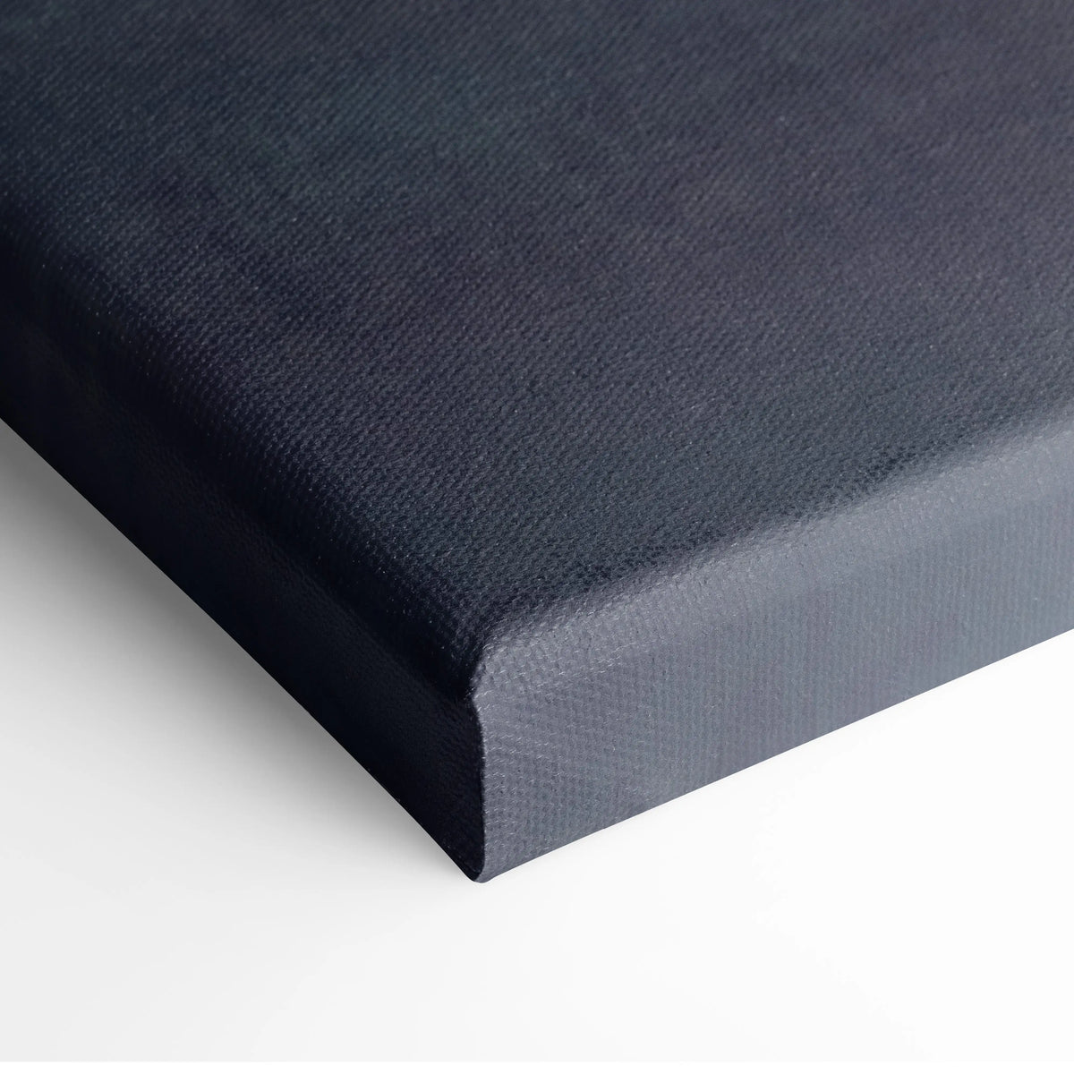 Black canvas with textured woven surface and raised edges for mitsubishi lancer evolution inspired automotive wall art