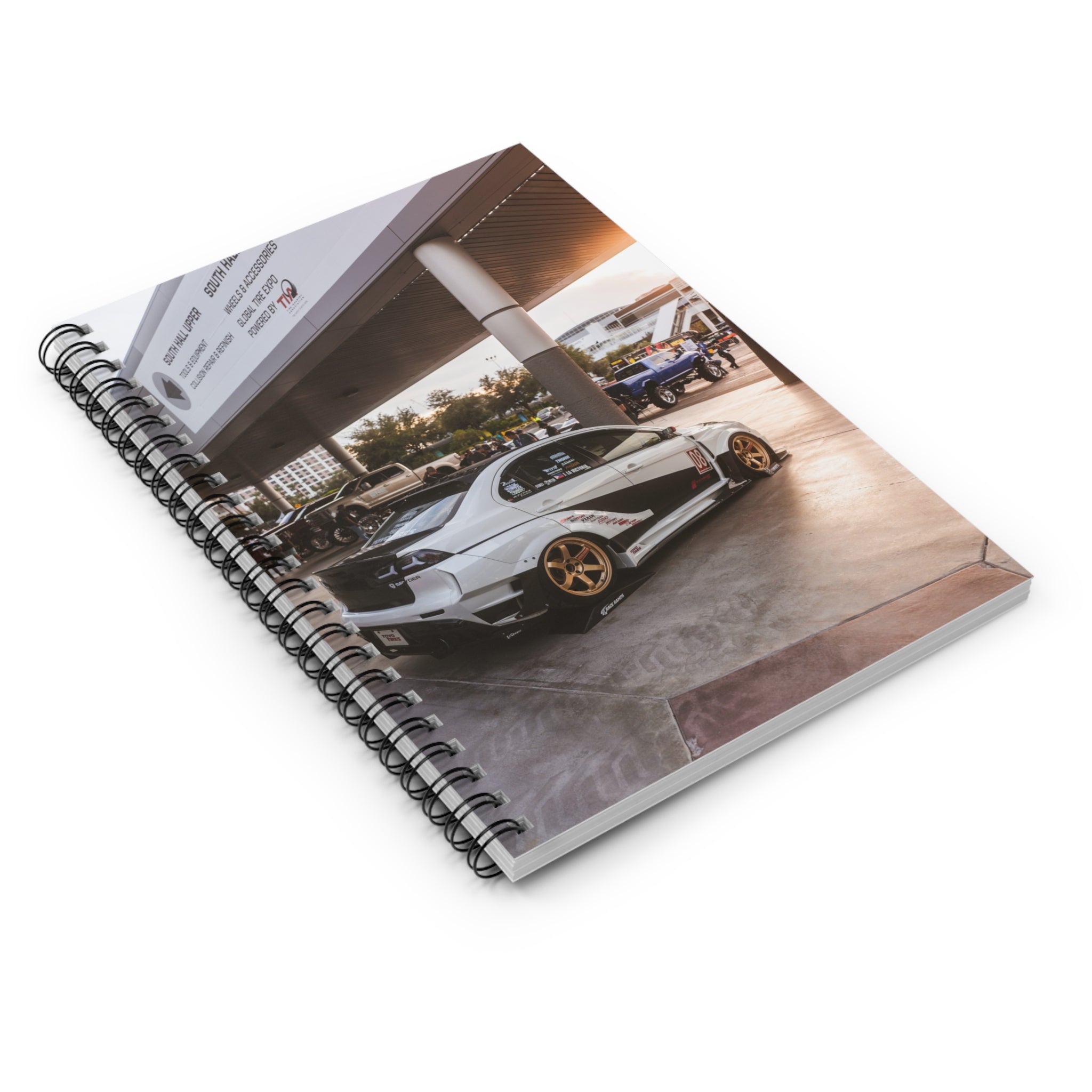 Mitsubishi Evo 10 Automotive Spiral Notebook #005 - Throttle Designs