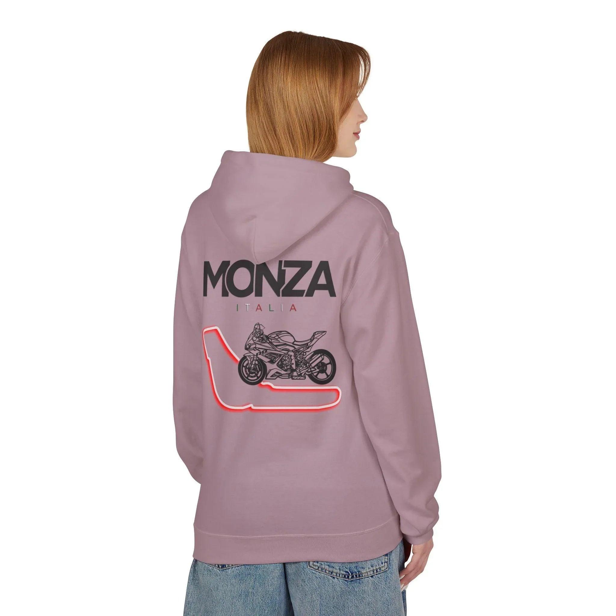 BMW Inspired S1000RR Monza Italia Fleece Hoodie Red Edition for Riders