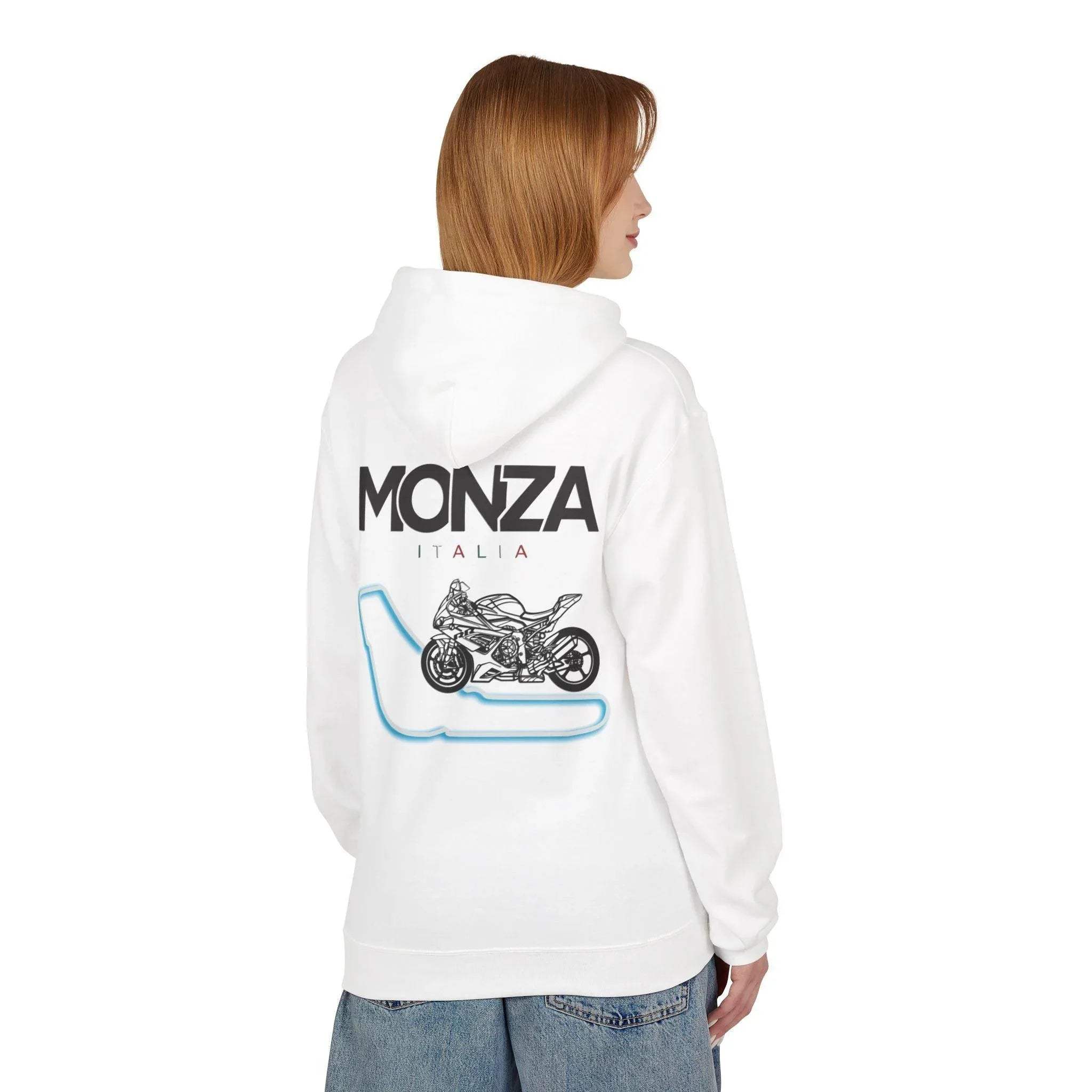 BMW Inspired S1000RR Monza Italia Race Track Fleece Hoodie for Style and Comfort
