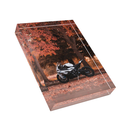 BMW S1000RR Motorcycle Acrylic Photo Block #022 - Throttle Designs