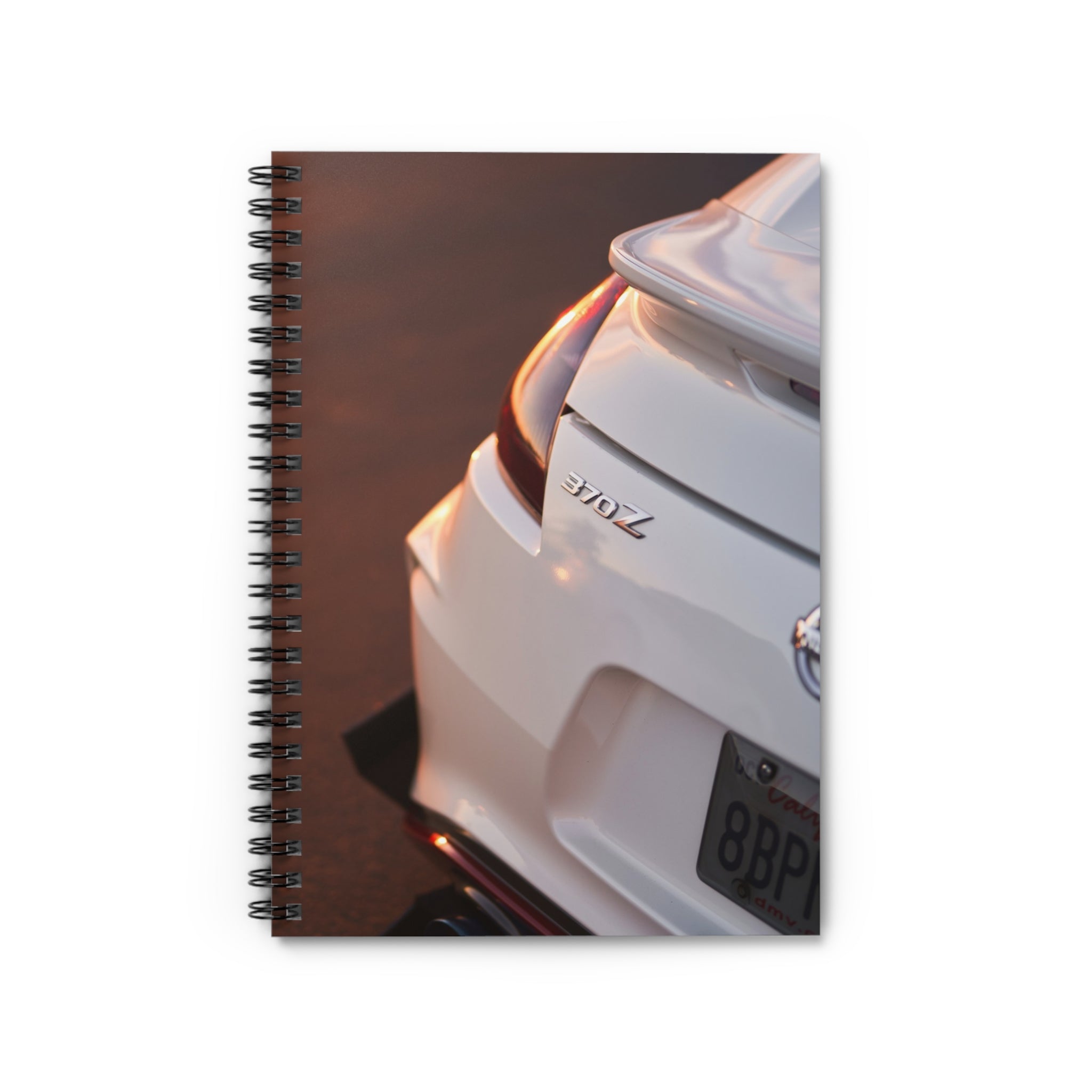 Nissan 370z Automotive Spiral Notebook #008 - Throttle Designs