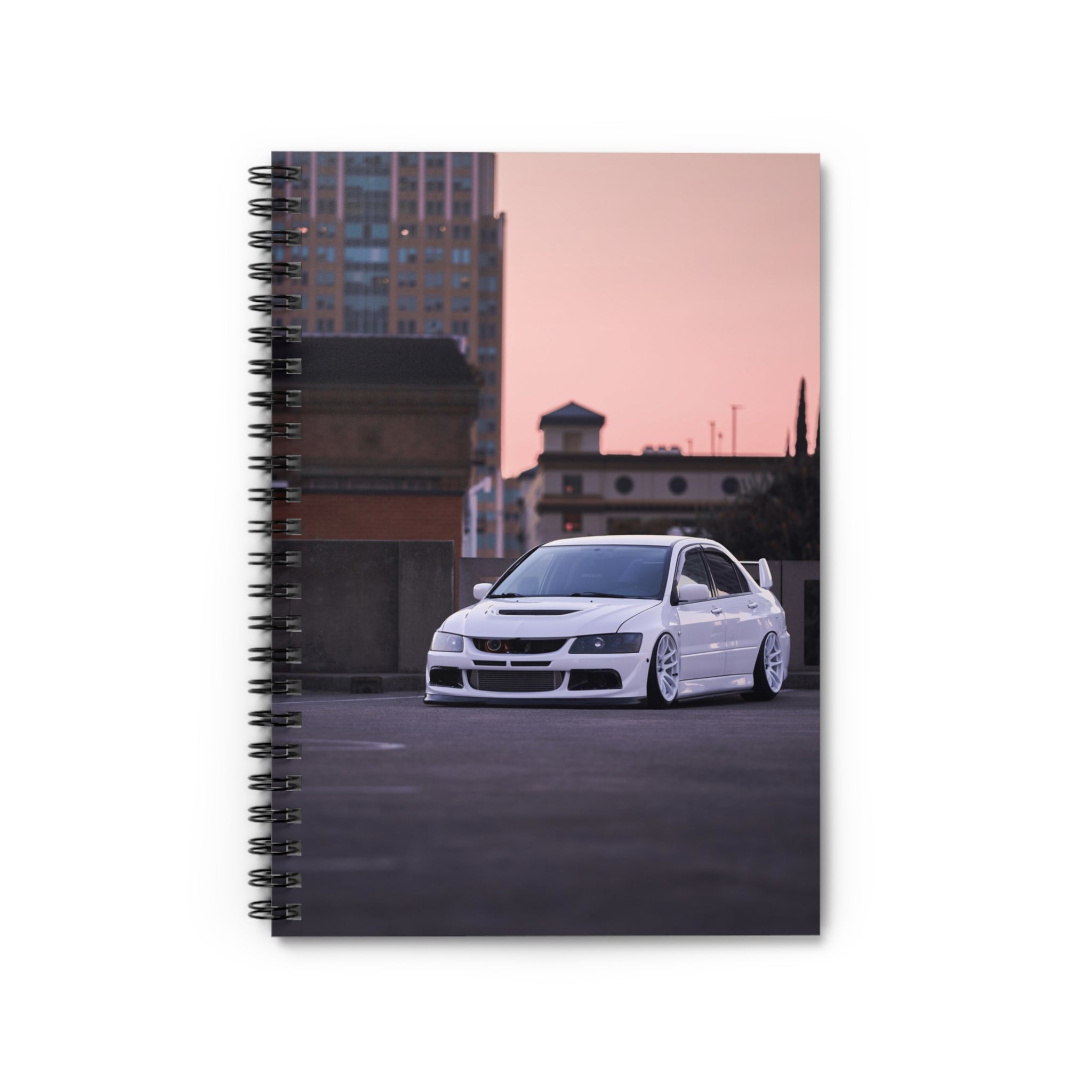 Mitsubishi Evo 8 Automotive Spiral Notebook #017 - Throttle Designs