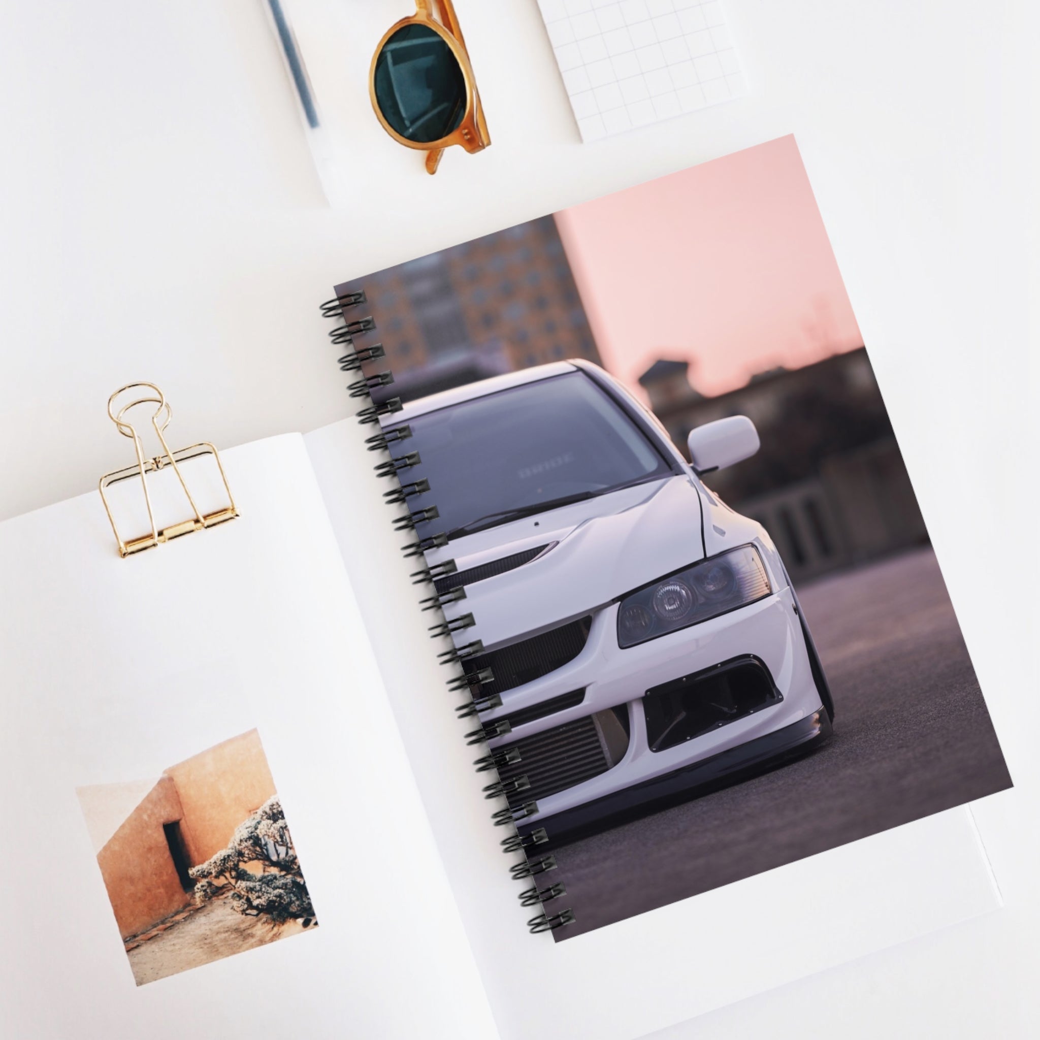 Mitsubishi Evo 8 Automotive Spiral Notebook #018 - Throttle Designs