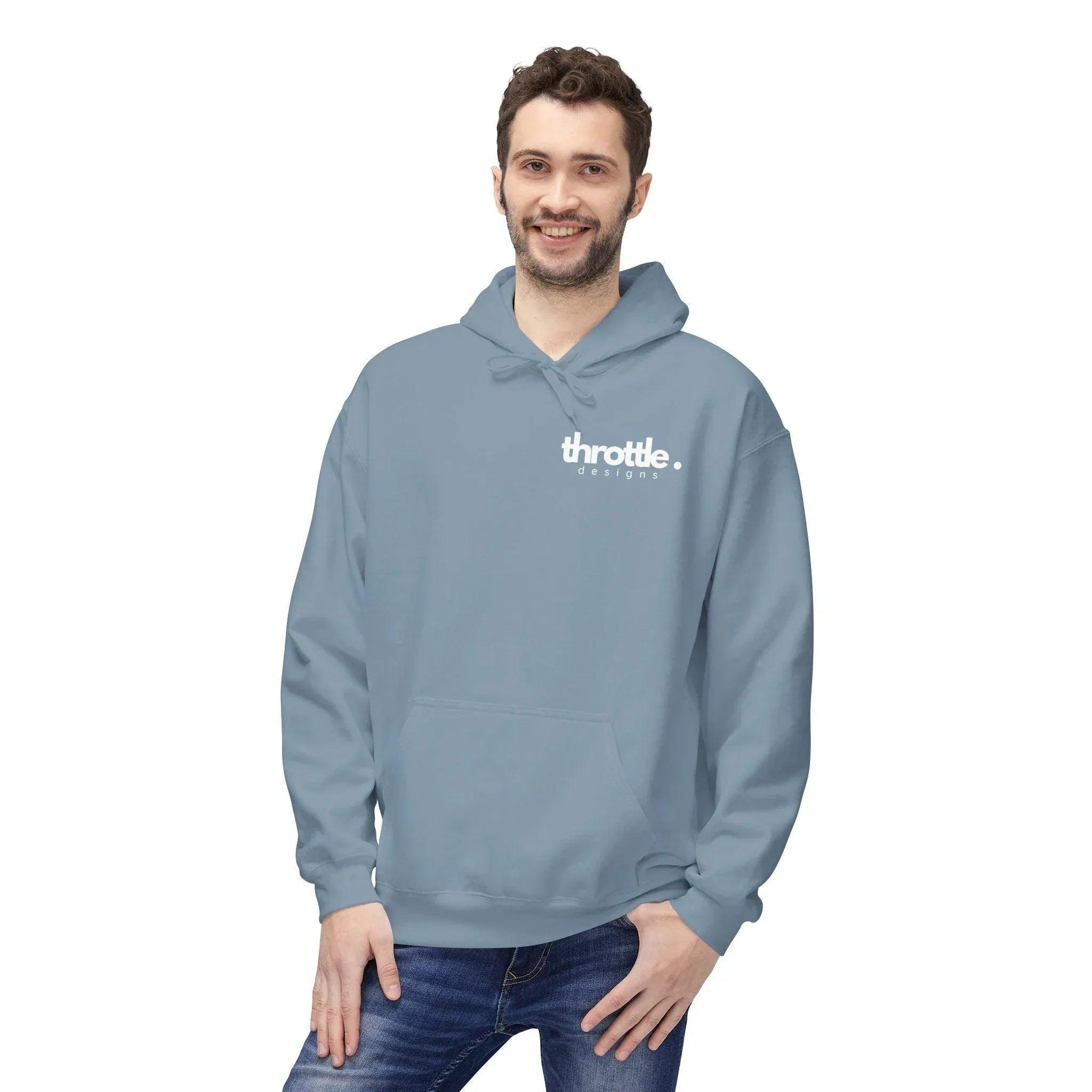Artistic Vibes Fleece Hoodie with Headphone Design - Ultimate Comfort & Style